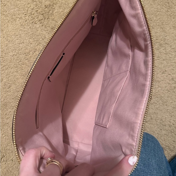 Coach Signature Beige and Pink Tote - Picture 4 of 5